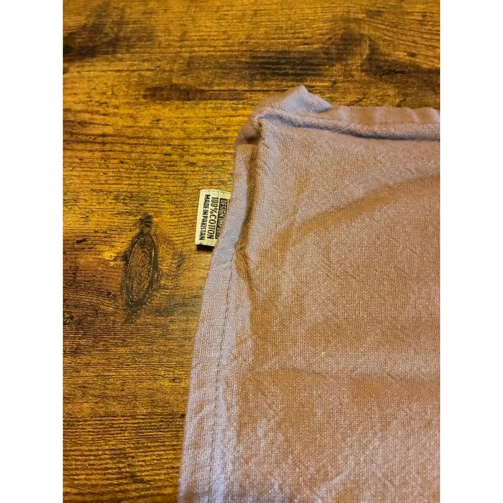 Design Imports Napkins Unisex OS Mauve Excellent 100%Cotton Set of 4 Cloth 17x18